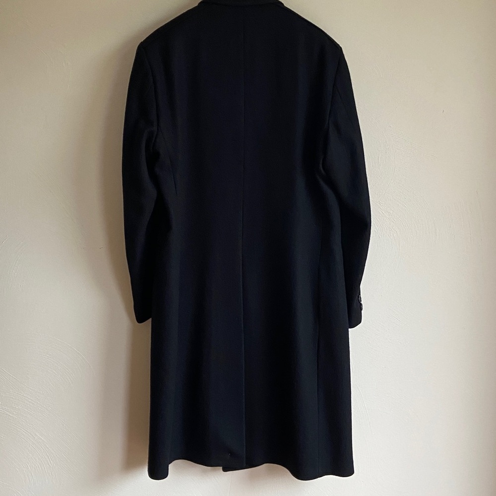 VINTAGE Falcone classic men's wool double breasted fully lined.overcoat Size M/L - Picture 2 of 14